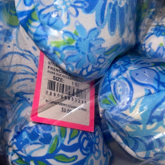 NWT /NIP Lilly Pulitzer GWP Bunny Plush Zanzibar Frenchie Blue Suns Out #008005 - Picture 4 of 6